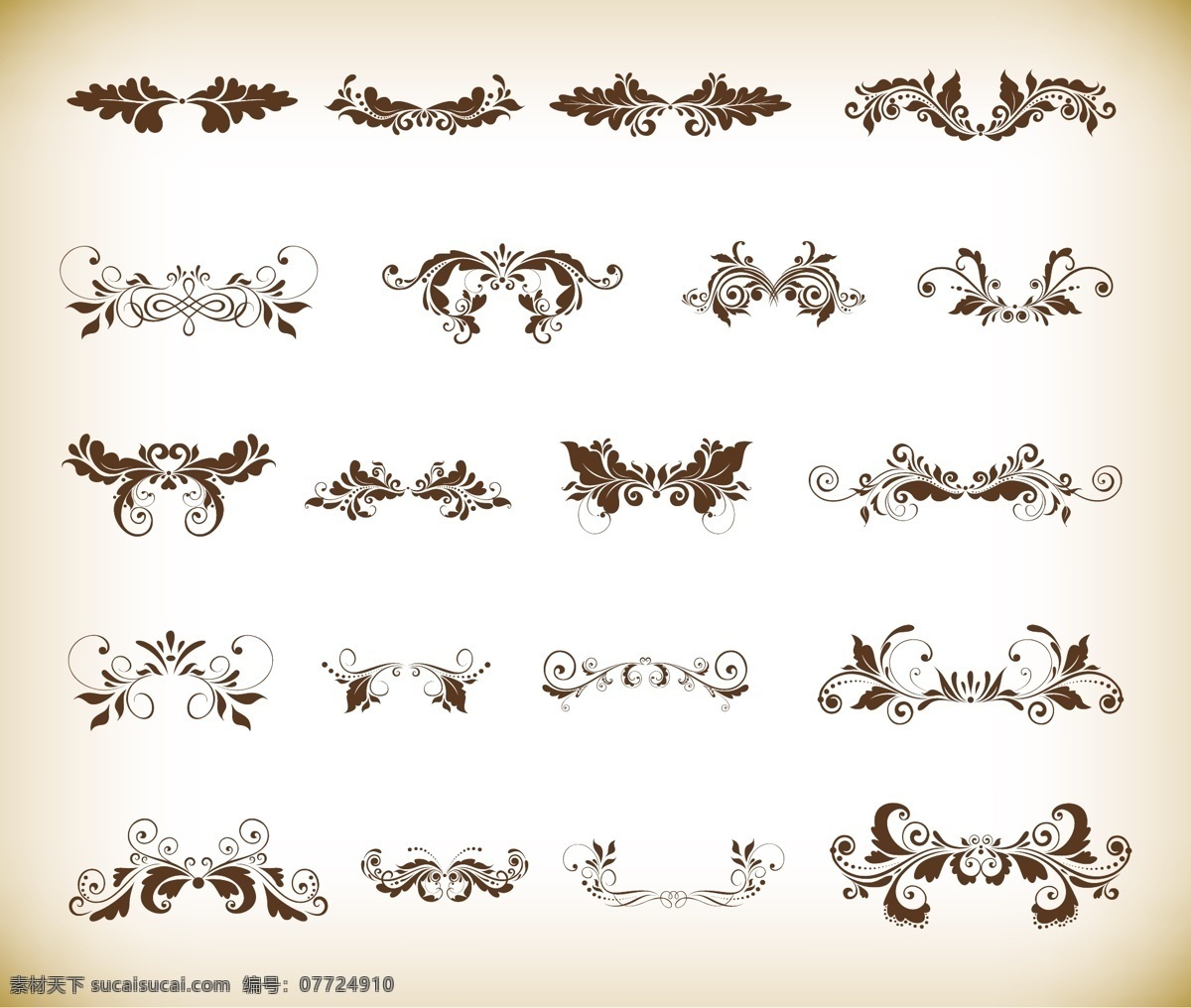 复古 花边 装饰 矢量 eps格式 花纹 矢量图 其他矢量图
