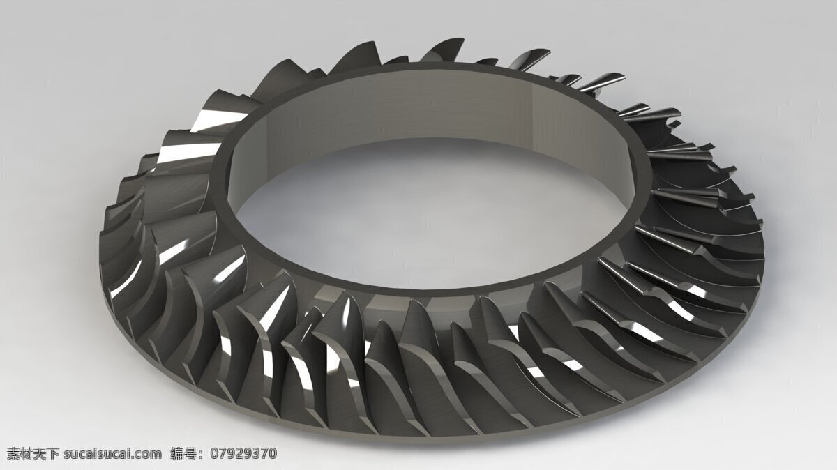 离心式 压缩机 径向 汽轮机 3d模型素材 建筑模型