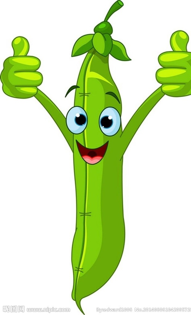 豌豆 豆角 卡通豆角 卡通豌豆 蔬菜 卡通蔬菜 卡通设计 矢量