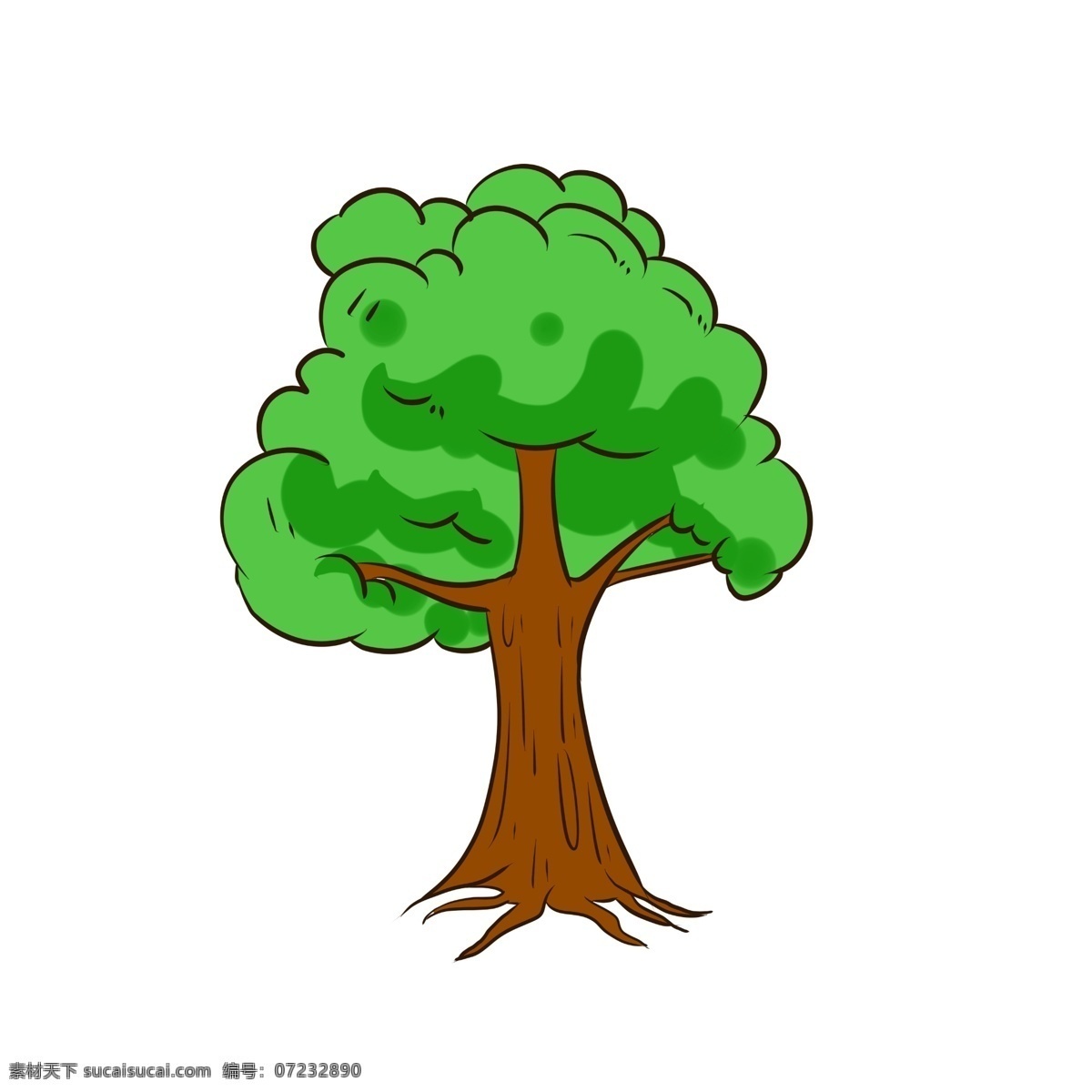 茂密 叶子 景观 绿色植物 树木 生长 元素 树叶 秋天 秋叶 圆形小树木 大自然 森林 树 绿色植被 植被 手绘 卡通