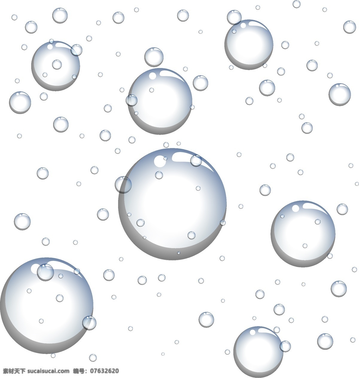 矢量 透明 效果 水珠 海报应用 水滴 雨水 玻璃上的水 水 水泡 气泡 水纹 水花 液体