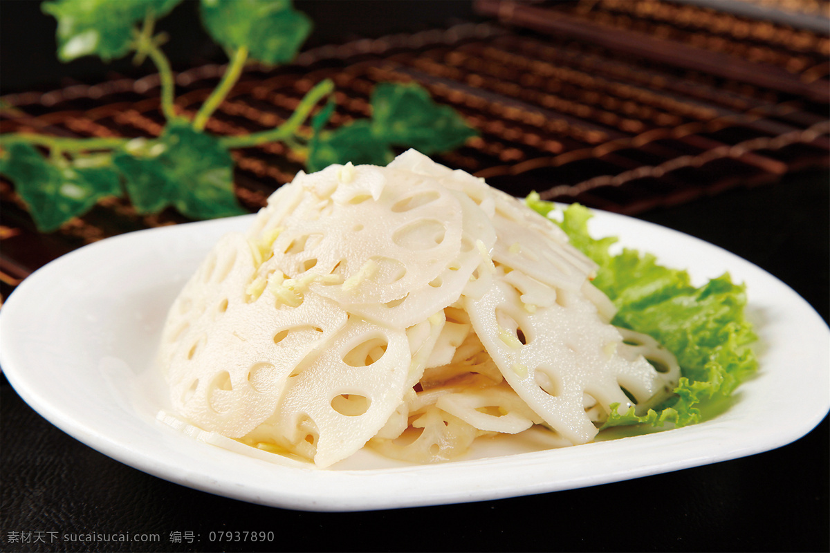 姜汁藕片图片 姜汁藕片 美食 传统美食 餐饮美食 高清菜谱用图