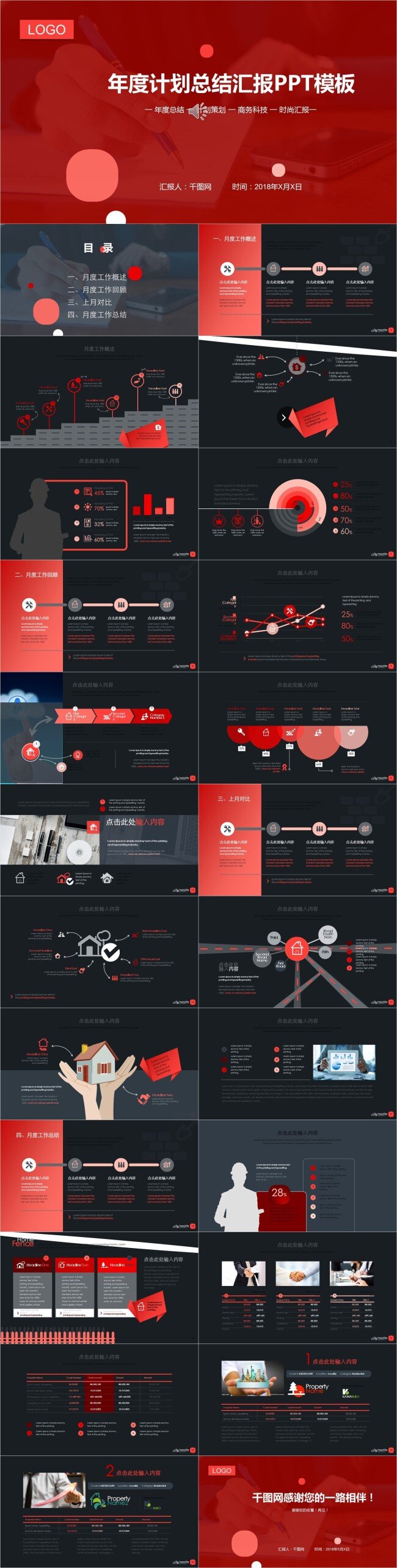红 黑 经典 年度 计划总结 工作 汇报 商务 通用 模板 ppt模板 工作总结 计划书 工作汇报 简约 简洁 清新 报告 融资 清新大气 简约商务 商务ppt 红黑商务