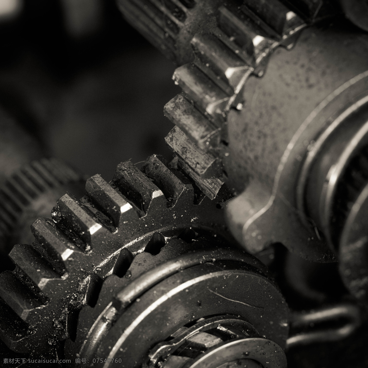 引擎 齿轮 零件 机械 金属 发动机 工业生产 现代科技