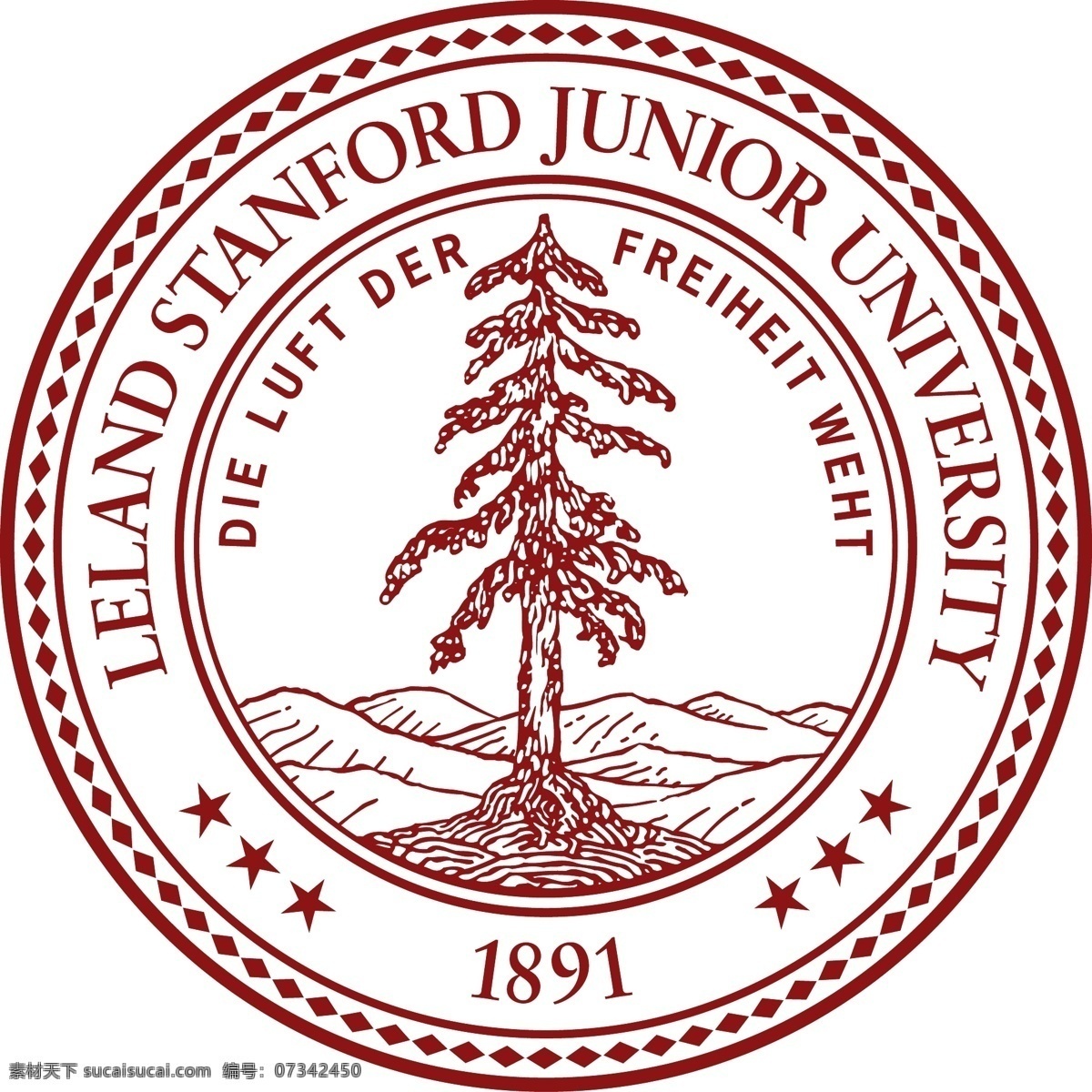 斯坦福大学 logo 矢量 大学logo 学校logo 矢量logo 标志图标 其他图标
