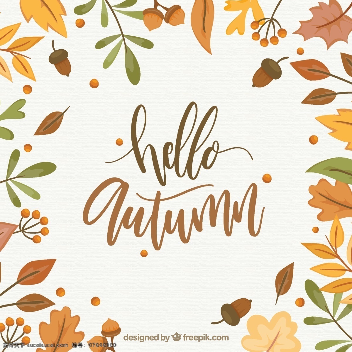 你好 秋天的背景 背景 水彩 水 手 叶 自然 油漆 水彩背景 壁纸 秋天 艺术 色彩 树叶 墨水 丰富多彩 自然背景