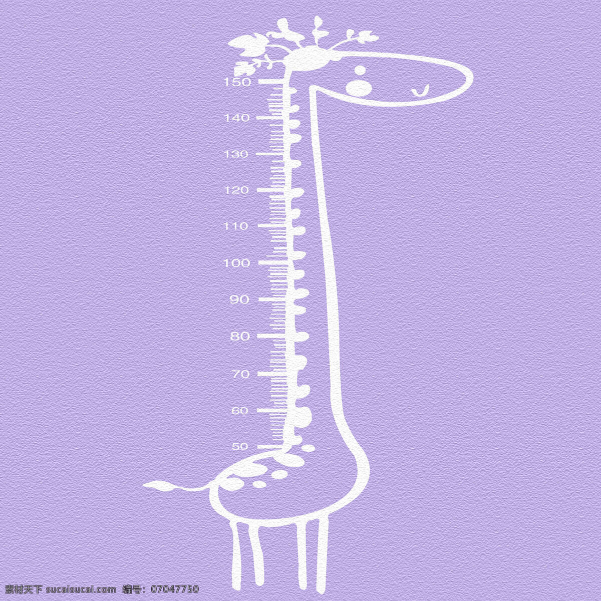 长颈鹿 动漫动画 儿童 硅藻泥 黑白 墙纸 身高 图 设计素材 模板下载 儿童身高图 家居装饰素材 壁纸墙画壁纸