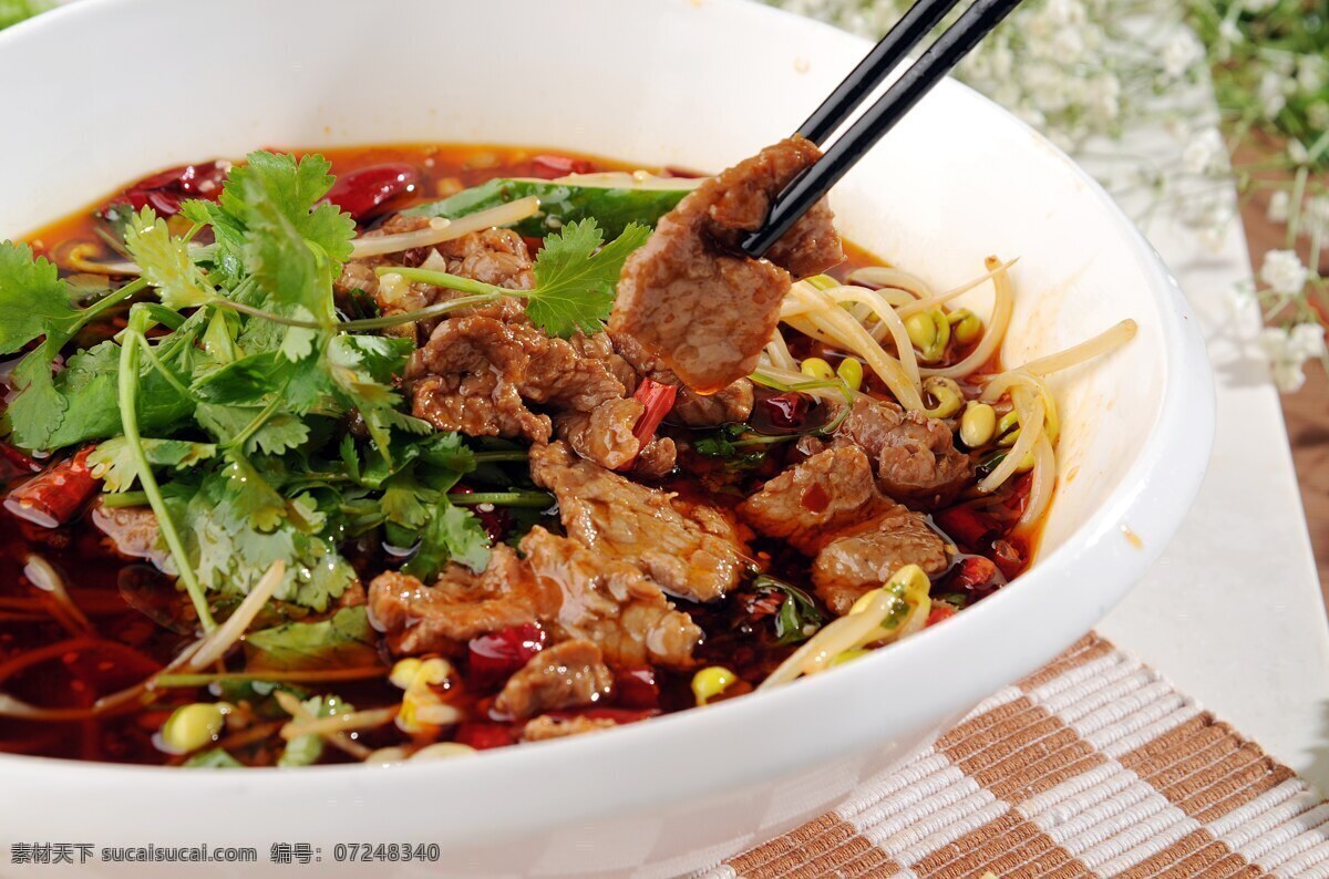 水煮牛肉 厨房 传统美食 餐饮美食