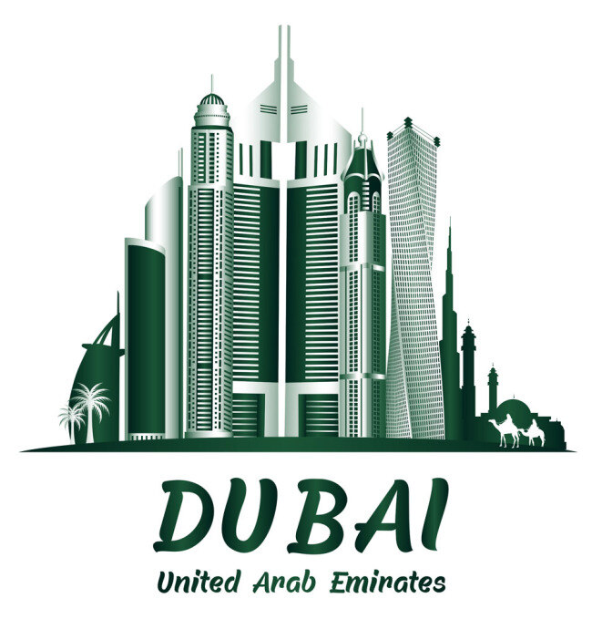 沙特阿拉伯王国 都市 建筑 图标 沙特阿拉伯 王国 英文