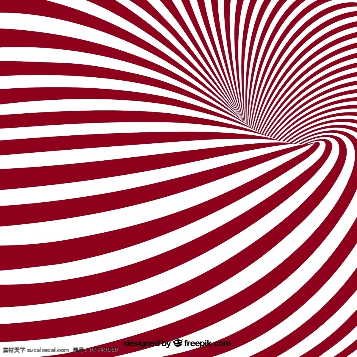 红 白 条纹 漩涡 背景图片 背景 矢量图 格式 矢量 高清图片