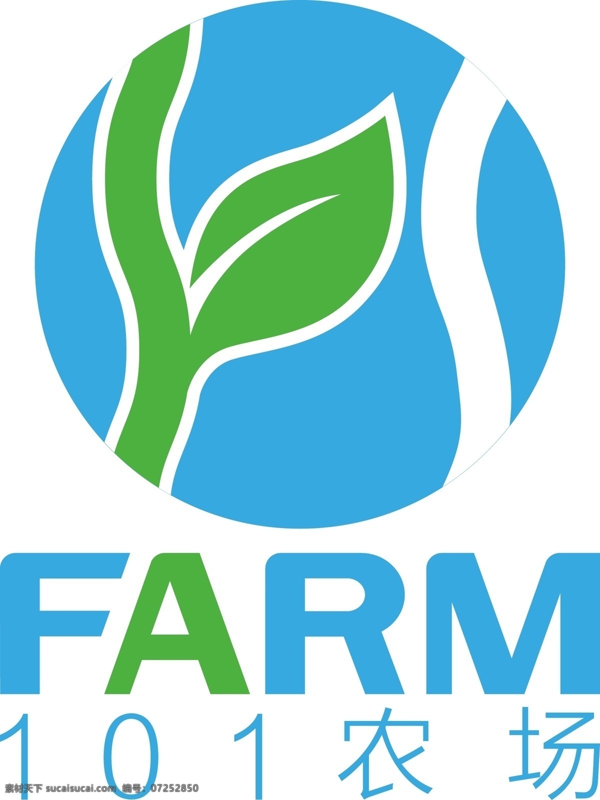 农场标志 农场 标志 logo 白色