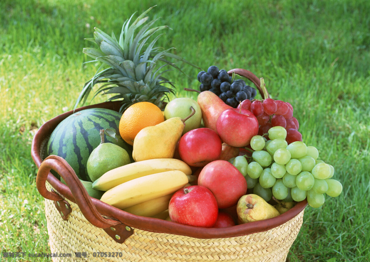 各种 水果 大全 高清 新鲜水果 菠萝 梨 香蕉 葡萄 青提 红提 西瓜 果篮 绿色水果 高清图片 水果素材 水果蔬菜 餐饮美食