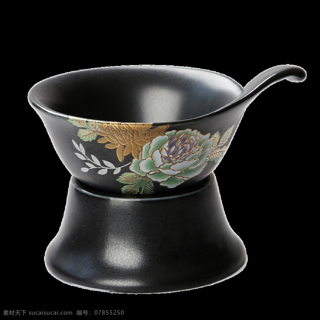 精致 黑色 花纹 茶杯 产品 实物 茶道 茶配件 产品实物 黑色茶杯 黑色花纹