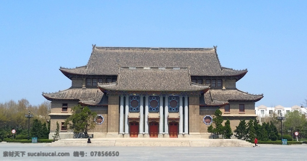 河南大学 大礼堂 河南 开封 历史建筑 旅游摄影 国内旅游