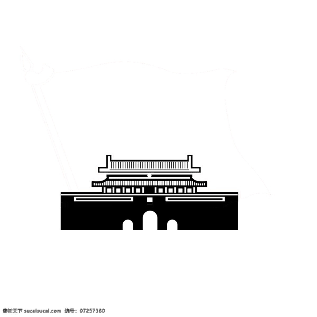 黑色 天安门 免 抠 图 天安门建筑物 中国天安门 古典建筑物 中国 著名 建筑物 黑色的天安门 免抠图