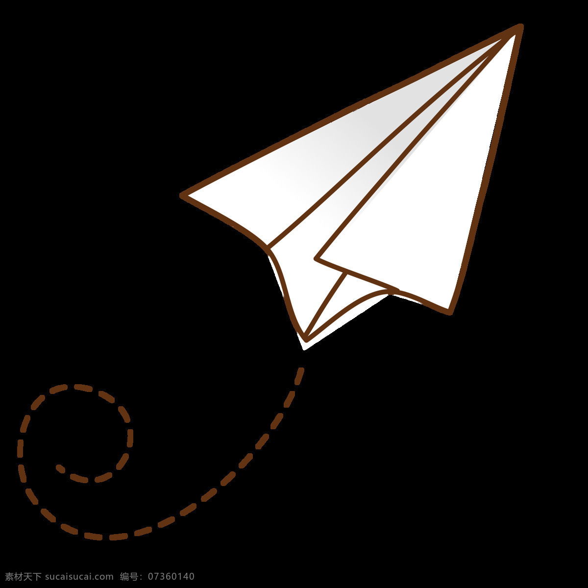 透明 小 飞机 引线 三角 小飞机 标识 元素综合
