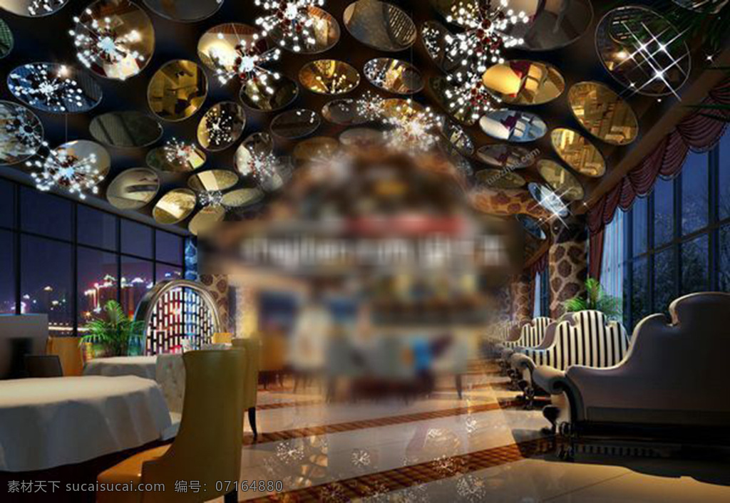 餐厅 3d 模型 3d模型下载 3d模型 室内设计 室内家装 欧式风格 现代风格 家具家装 中式风格模型