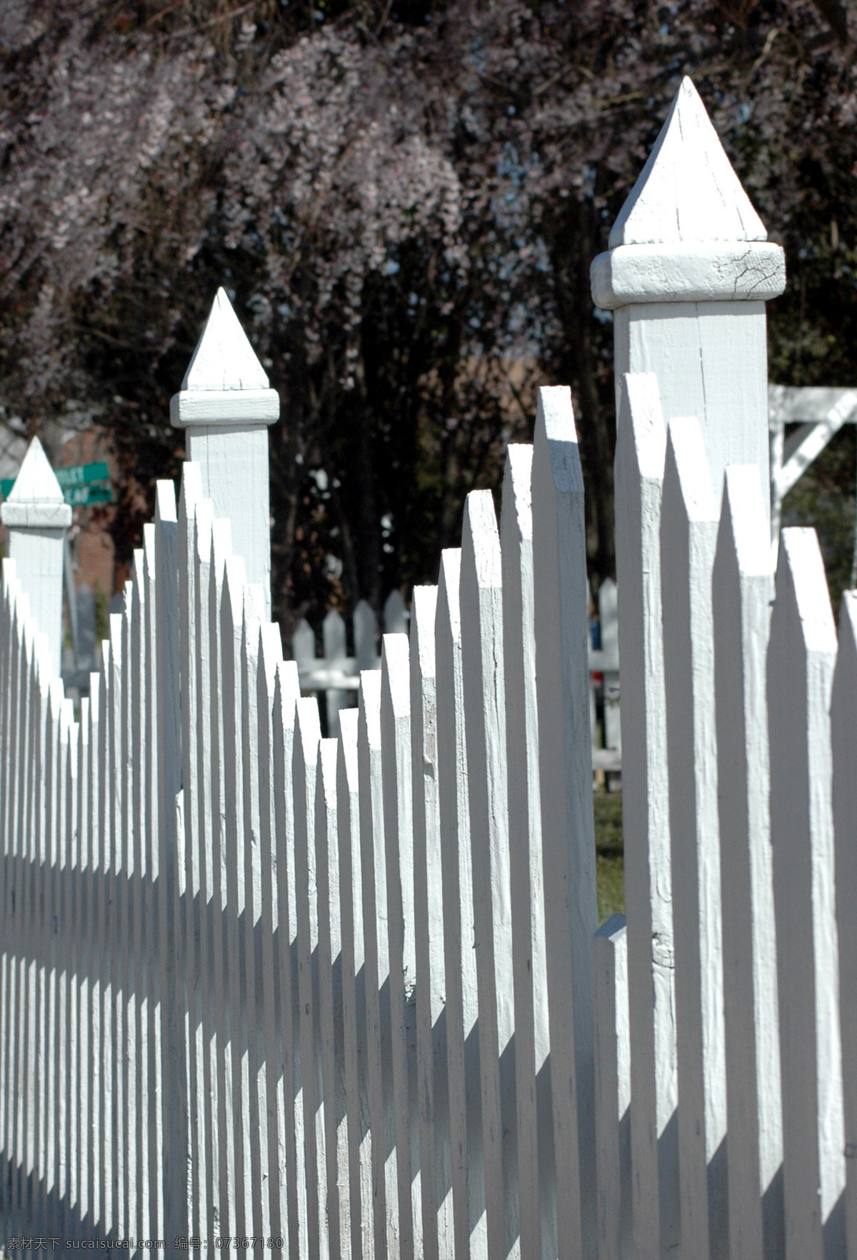 栅栏 围栏 栏杆 白色围栏 建筑设计 环境家居