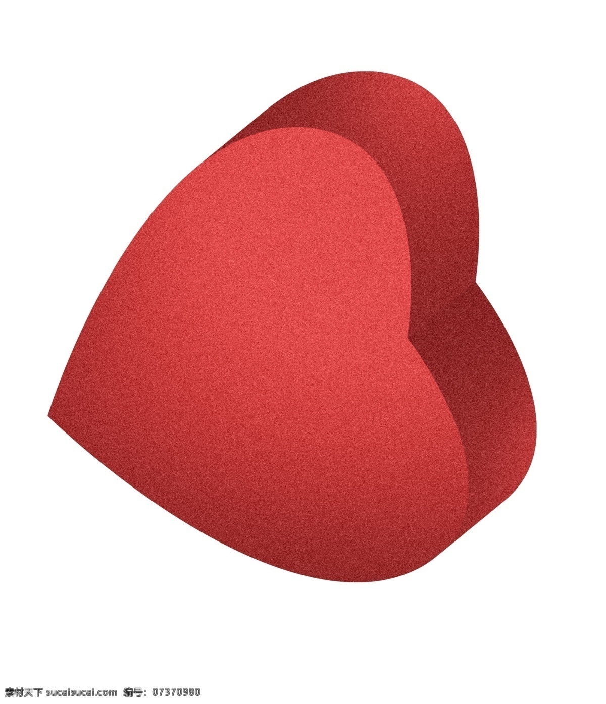 情人节 爱心 心形 告白 大红色 立体 浪漫 精致 颗粒 免 扣 礼盒 噪点 机理 免扣