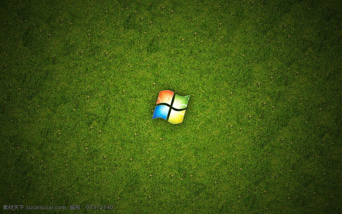 ows 系统鲜花桌面 windows 系统 桌面 草地 微软 标志 草坪 企业 logo 标志图标