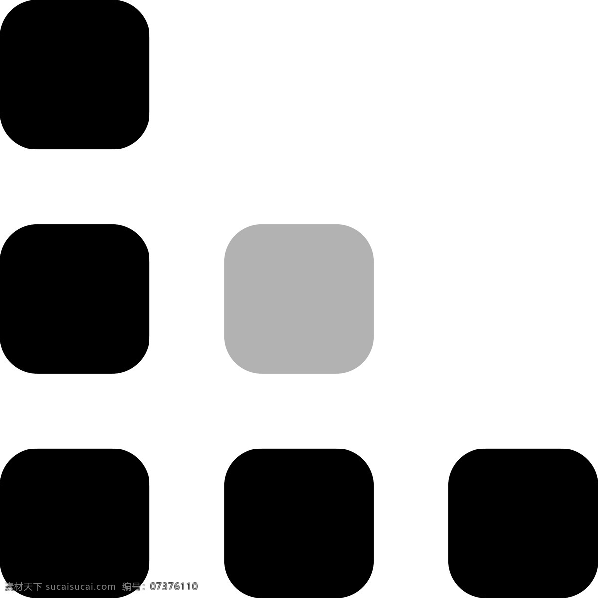 卡通 黑 灰色 俄罗斯 方块 三角形 符号 图标 黑灰色 应用图标 微信图标 俄罗斯方块 ui图标 ppt图标 标志图标