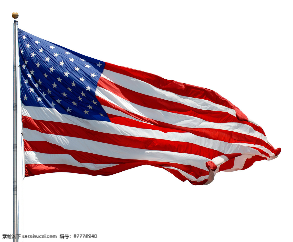 美国 国旗 美国国旗 国旗摄影图片 国旗素材 国旗摄影图 摄影图库 节日庆典 生活百科 白色