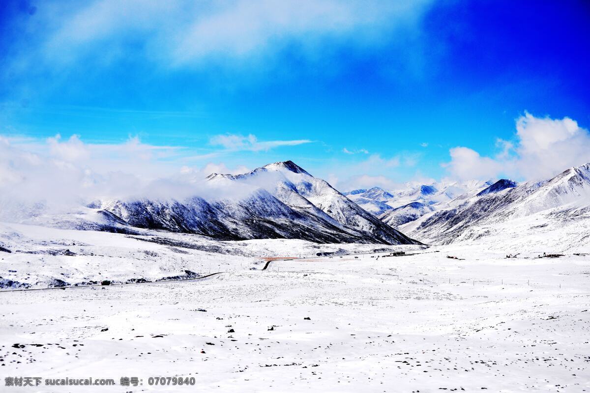 唯美 风景 风光 旅行 自然 西藏 米拉山 米拉山口 雪山 山口 蓝天 旅游摄影 国内旅游