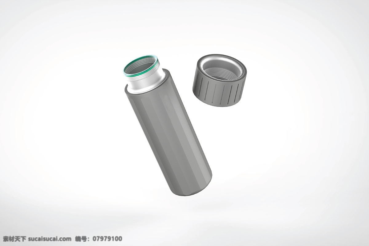 灰色 保温杯 办公用品 产品 喝水 生活用品