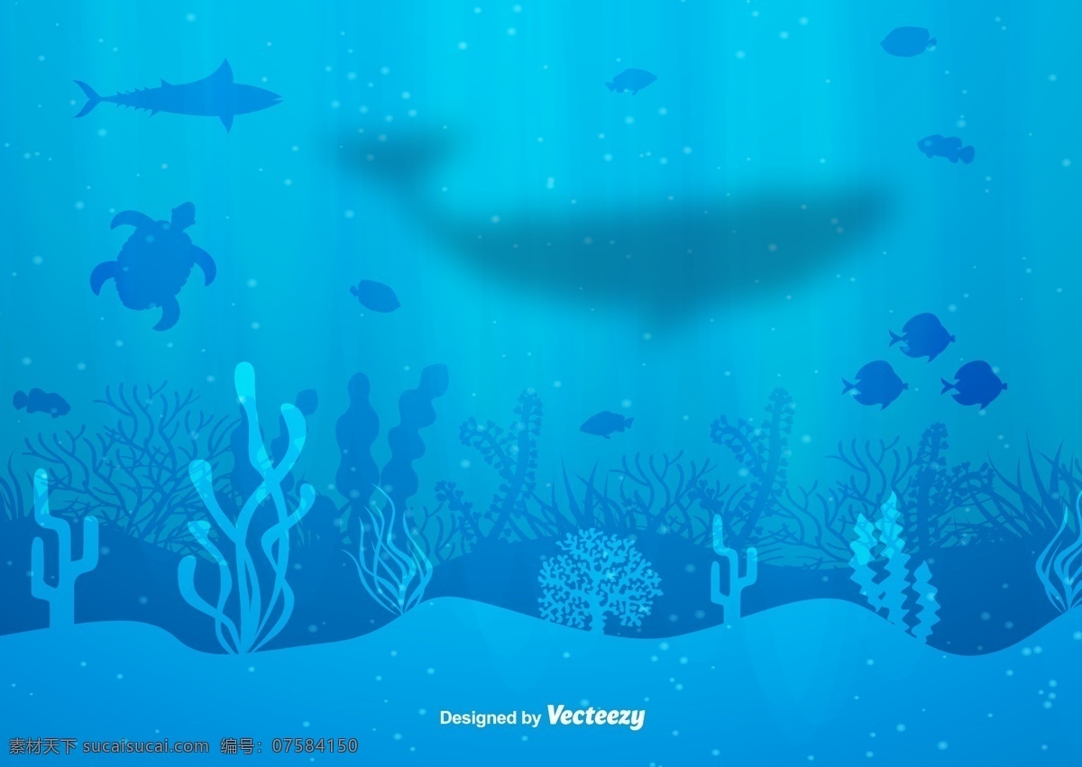 卡通海底世界 手绘海底世界 手绘海洋 海底生物 海洋生物 海底世界矢量 卡通素材 海底世界 卡通海藻 矢量海藻 海藻 海藻丝 海藻树 矢量素材 卡通设计