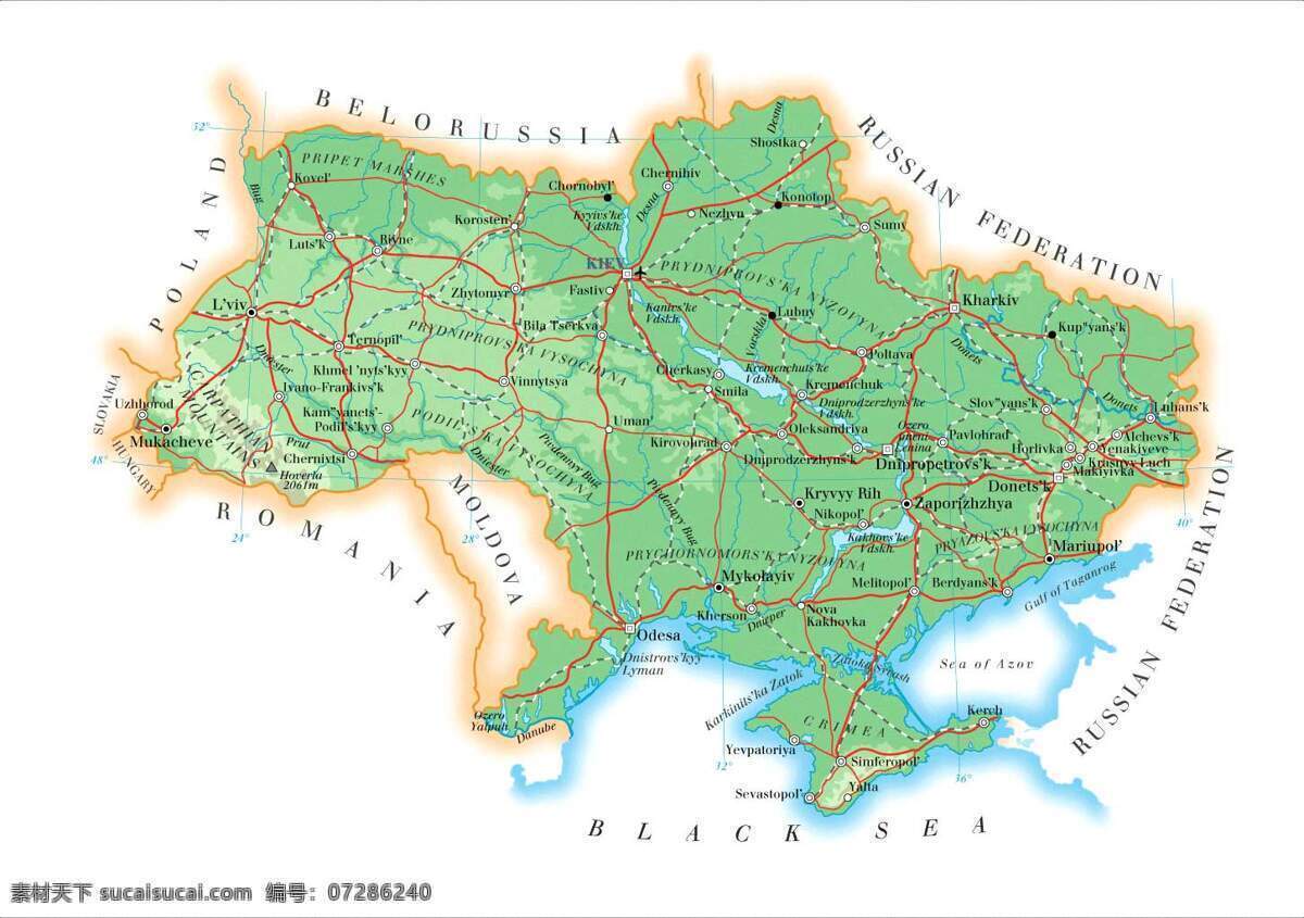 世界地图 ukraine 乌克兰地图 乌克兰 地图 白色