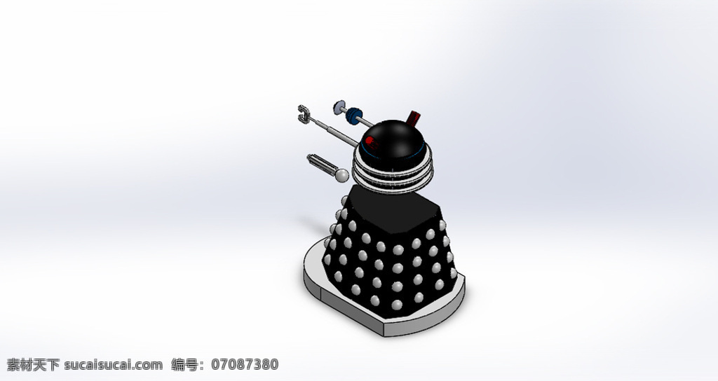 dalek 需要 帮助 完成 博士 3d模型素材 其他3d模型