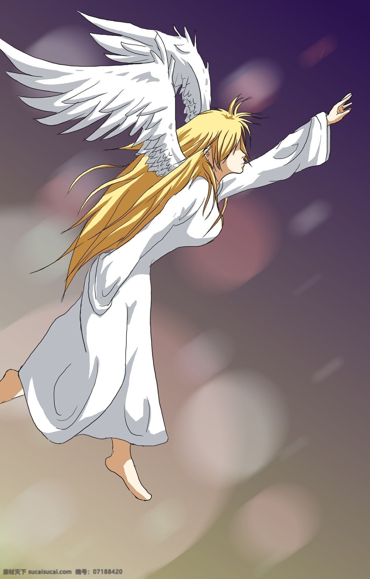 angel 翅膀 动漫动画 动漫人物 绘画 手绘 天使 天使设计素材 天使模板下载 艺术 数字绘画