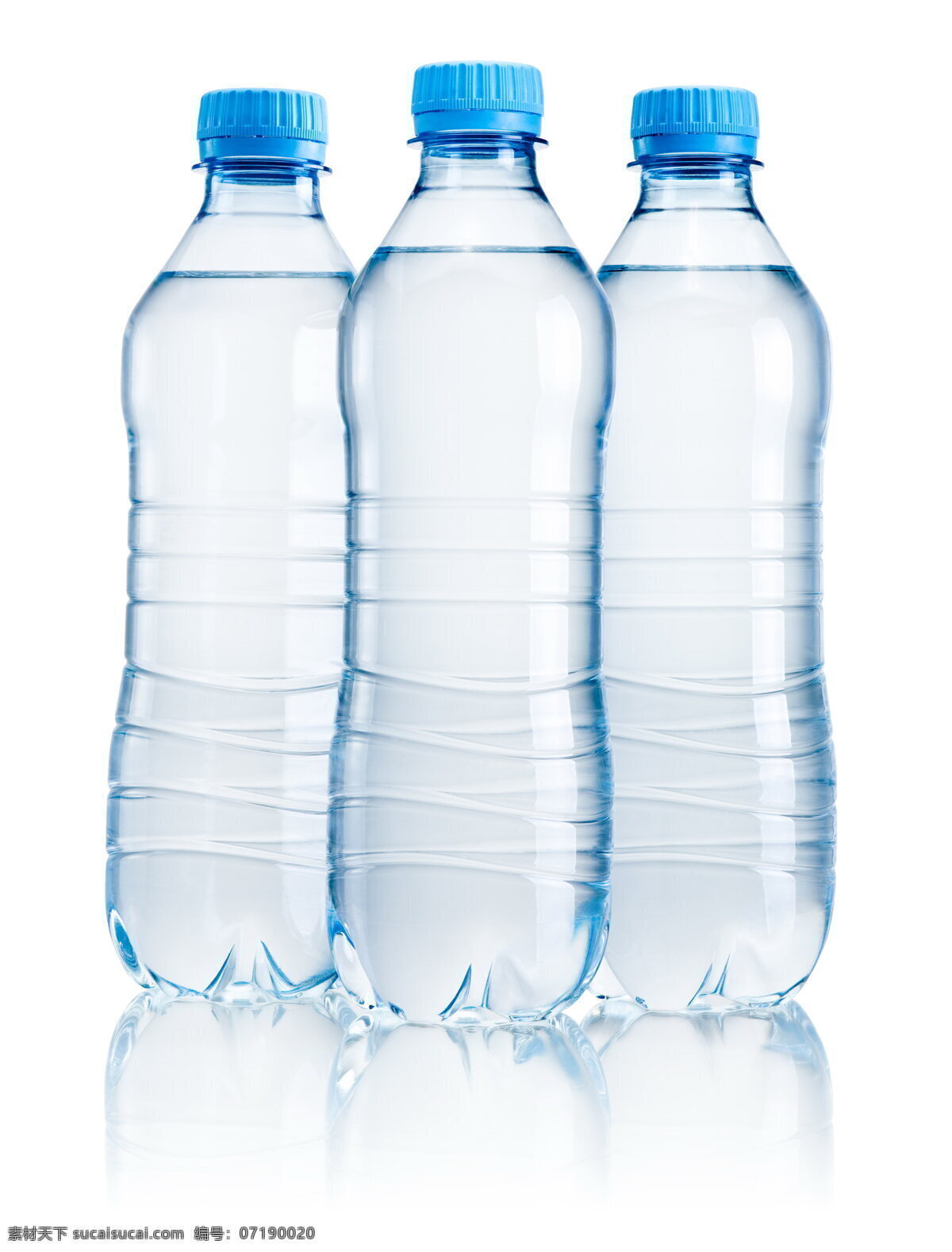 矿泉水 泉水 瓶装水 矿泉水瓶 塑料瓶 瓶子 水 透明 瓶盖 盖子 饮用水 水资源 三瓶 饮料 饮品 果汁 冰饮 牛奶 餐饮美食 饮料酒水