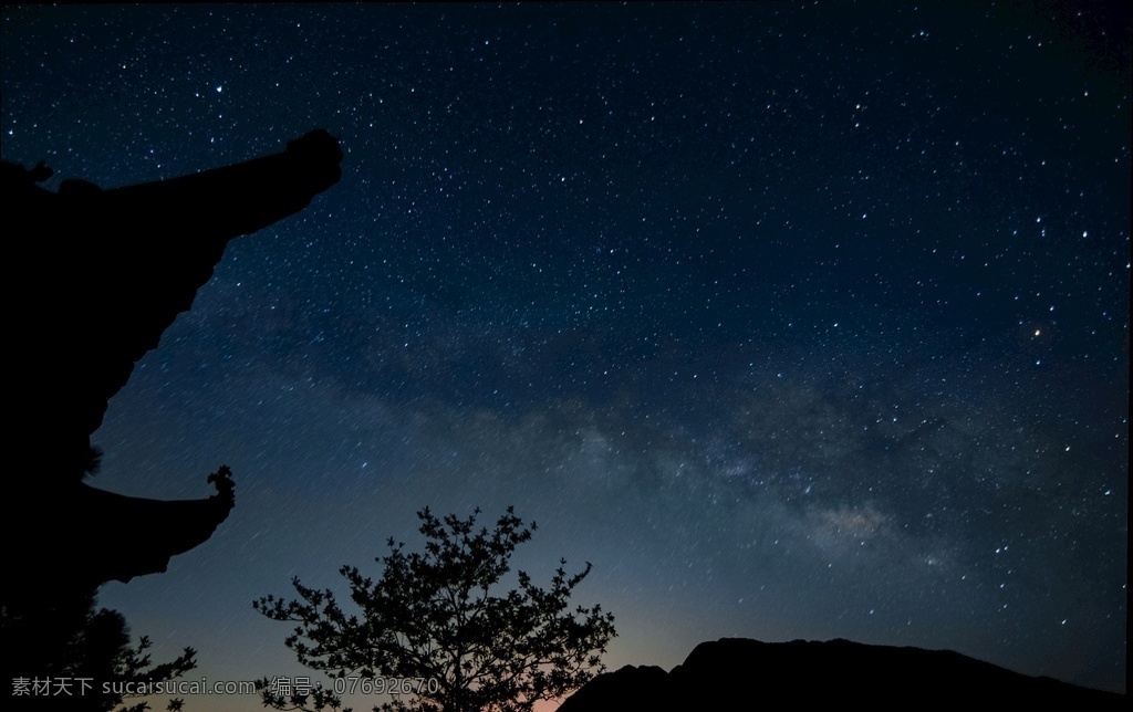 银河 皖南 星空 九里云亭 皖南川藏线 月升 旅游摄影 自然风景