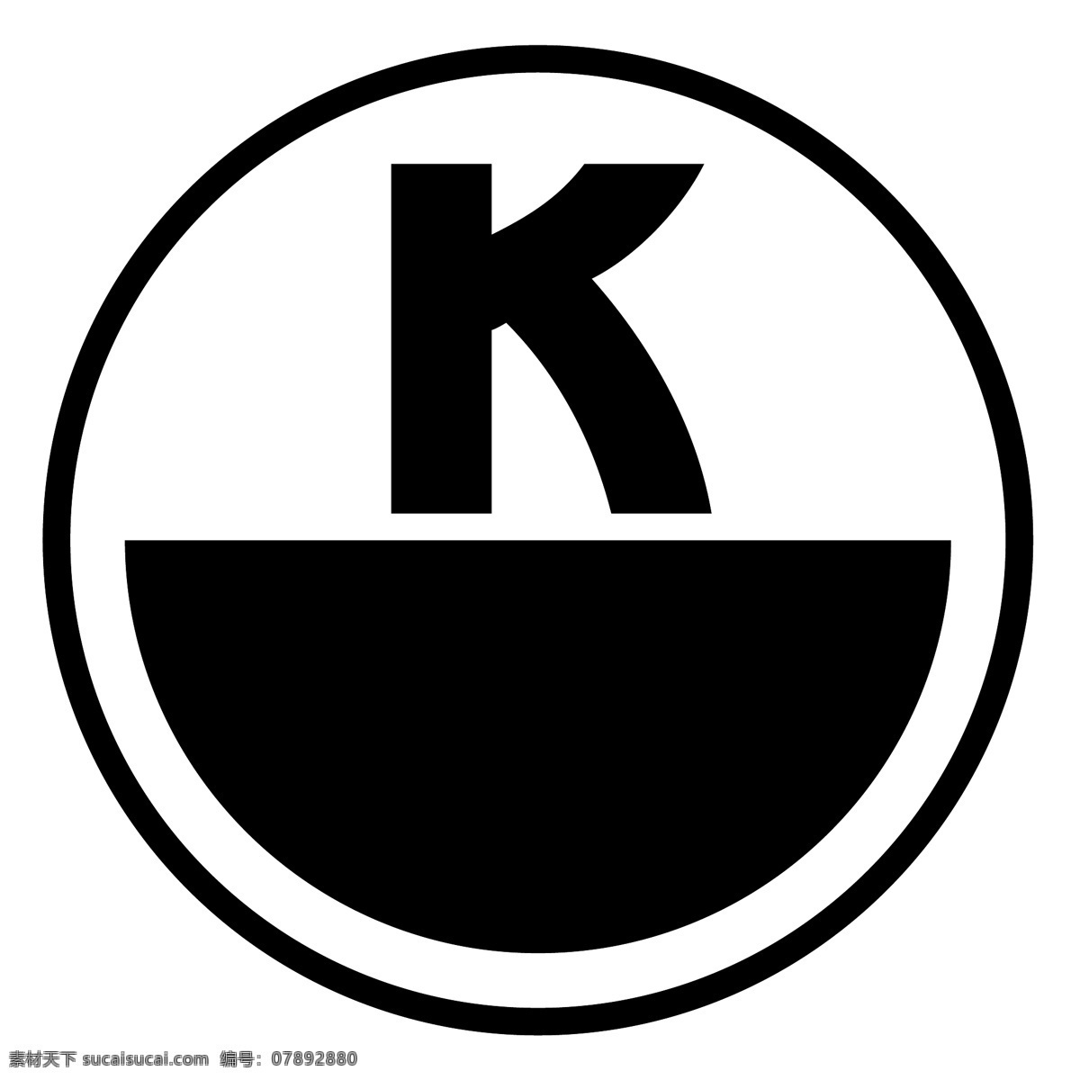 免费 k k徽标 徽标 白色