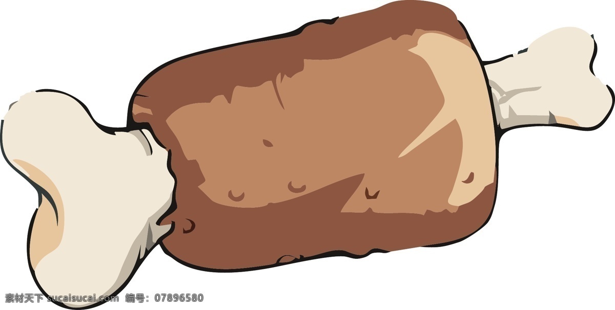包肉骨头 肉骨头 带肉 肉卷