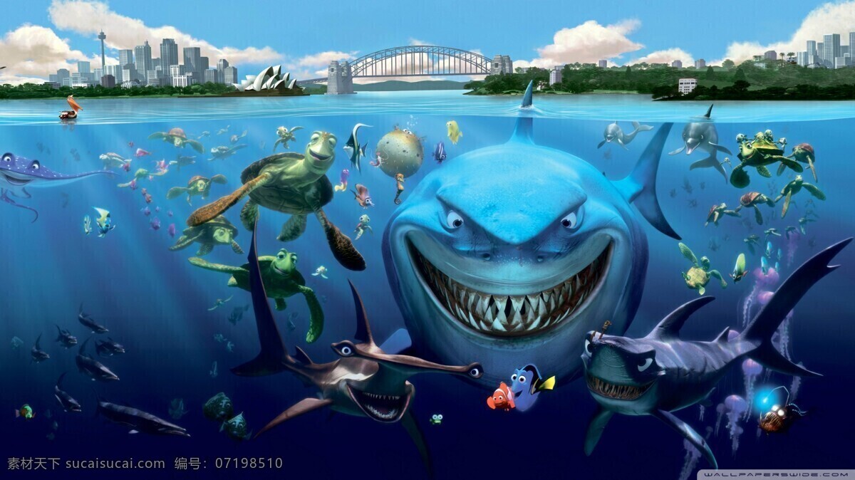嘶哑 鲨鱼 壁纸 高清壁纸 张牙齿的鲨鱼 吓人的鲨鱼 可爱的鲨鱼 海底世界 海底鱼类 蓝色
