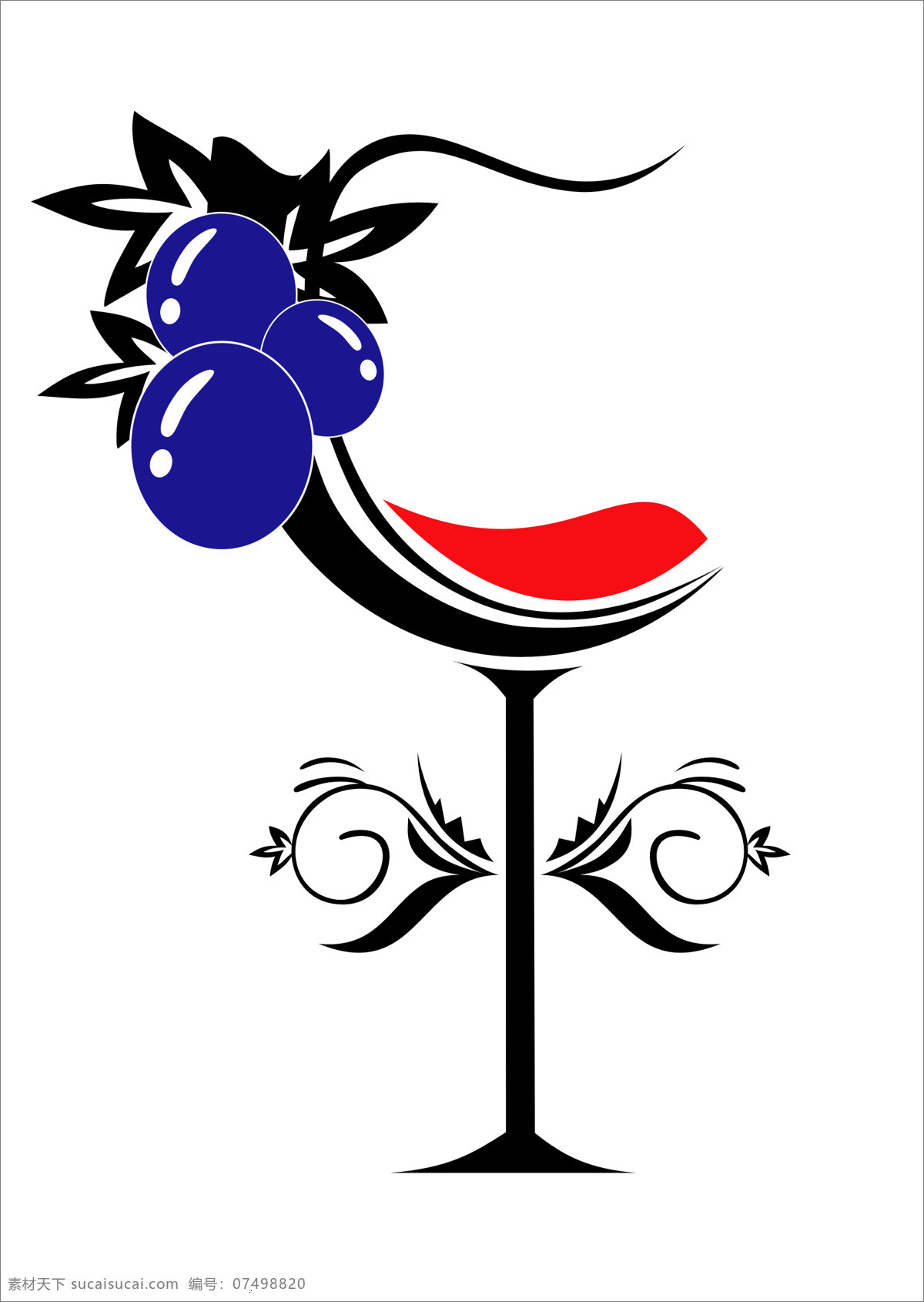 红酒logo 红酒 葡萄酒 logo 标识 logo设计