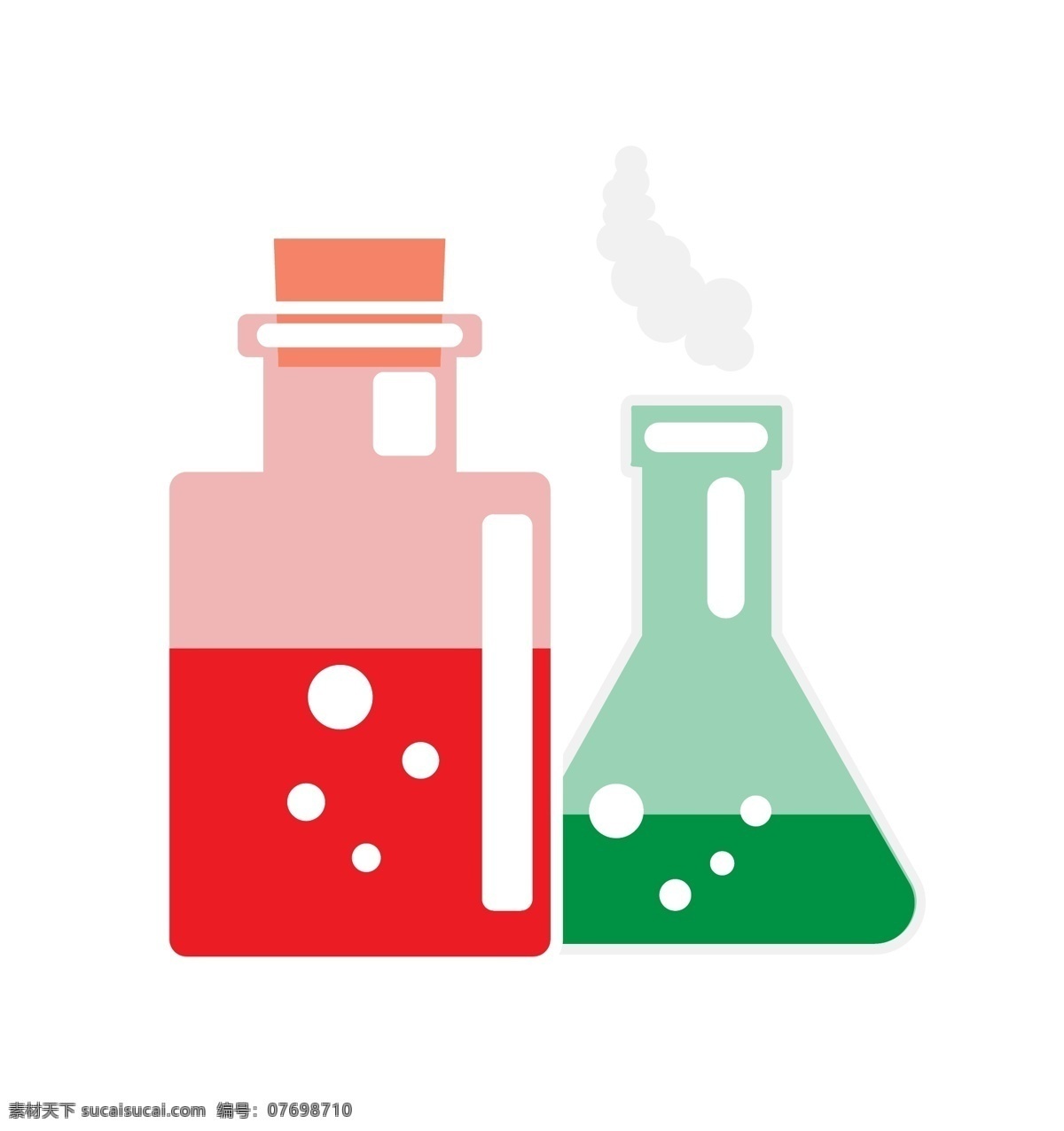 化学 器具 容器 插画 三角的容器 卡通插画 化学插画 学习插画 器具插画 化学器具 化学的容器