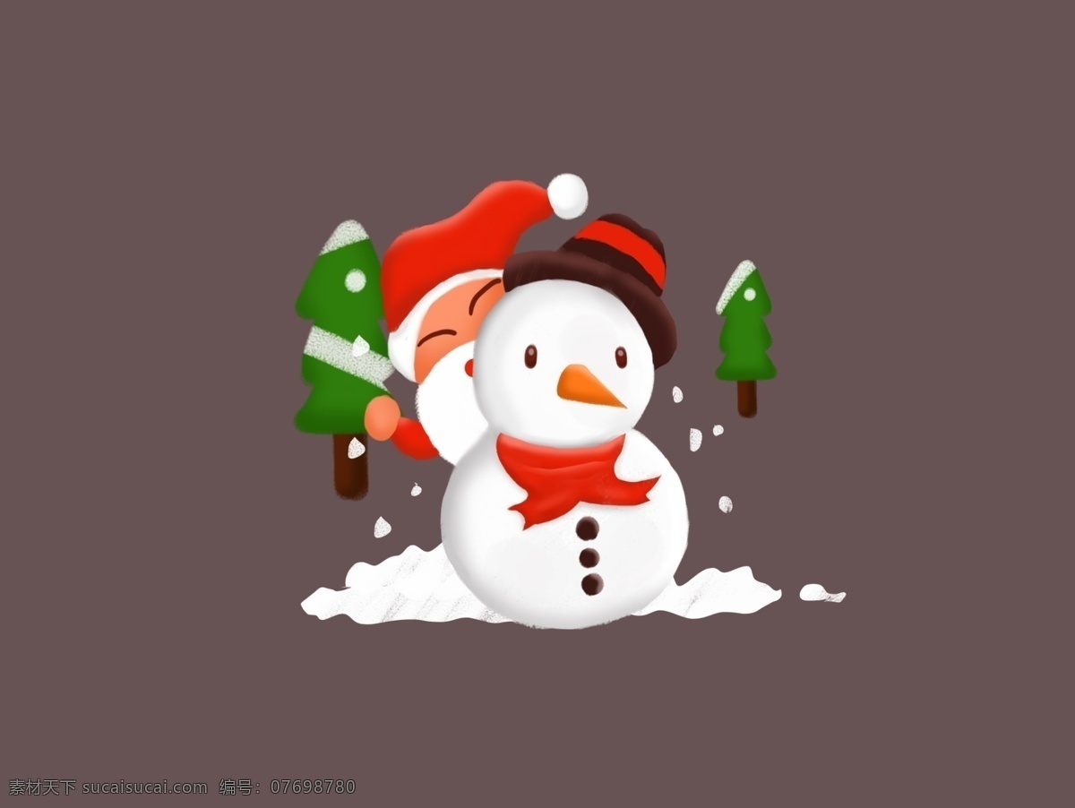 圣诞节 月 日 圣诞 夜 圣诞夜 12月24日 圣诞老人 雪人 圣诞礼物 送礼物