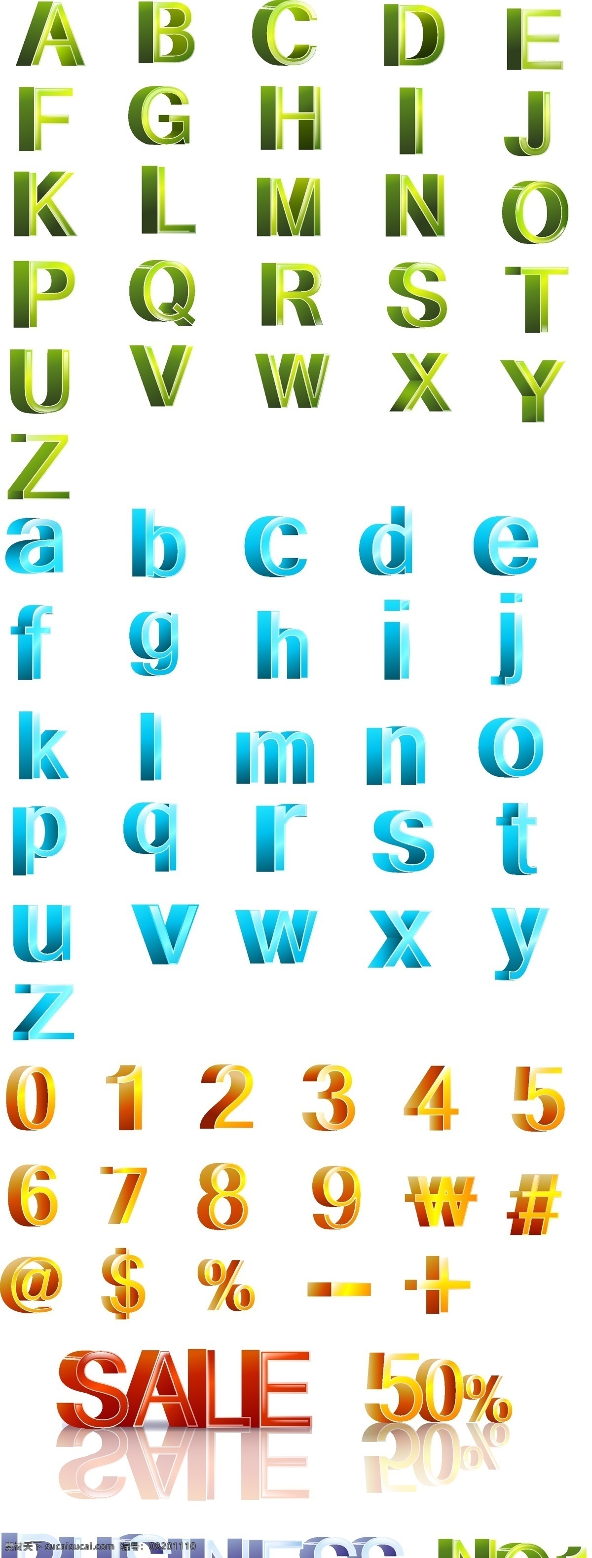 字母 数字 三维 矢量 修订 动漫图书 立体声 英国文学 矢量图 其他矢量图