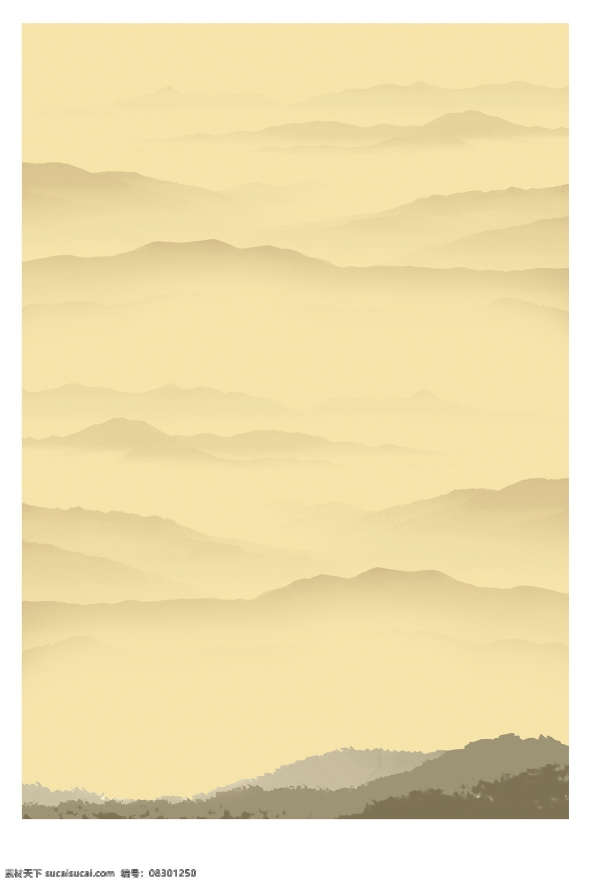 水墨山图片 水墨山素材 水墨山模板 水墨山 山 远山 山峰 水墨山国画 水墨山水 水墨画 水墨画模板 画册 画册设计 自然景观 分层