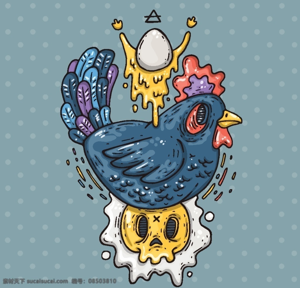 创意 嘻哈 怪物 涂鸦 插画 创意怪物 嘻哈涂鸦 怪兽形象 创意设计 卡通怪物 矢量插画 动漫图案 潮流印花 装饰画图案 液态 流体 动漫动画