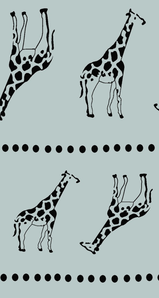 手绘长颈鹿 数码印花图片 大牌 豹纹 扎染 分层