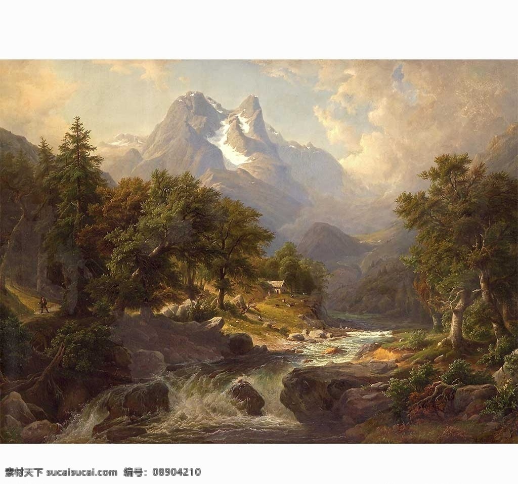 欧式油画 宫廷 风景 装饰画 海报 无框画 复古 抽象 荷兰 文化艺术 绘画书法