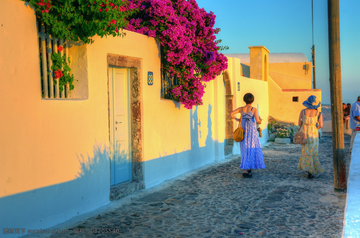 希腊 圣托里尼岛 希腊小镇 雅典 爱琴海 人 夕阳 美景 浪漫岛屿 蓝白 旅游 国外旅游 旅游摄影