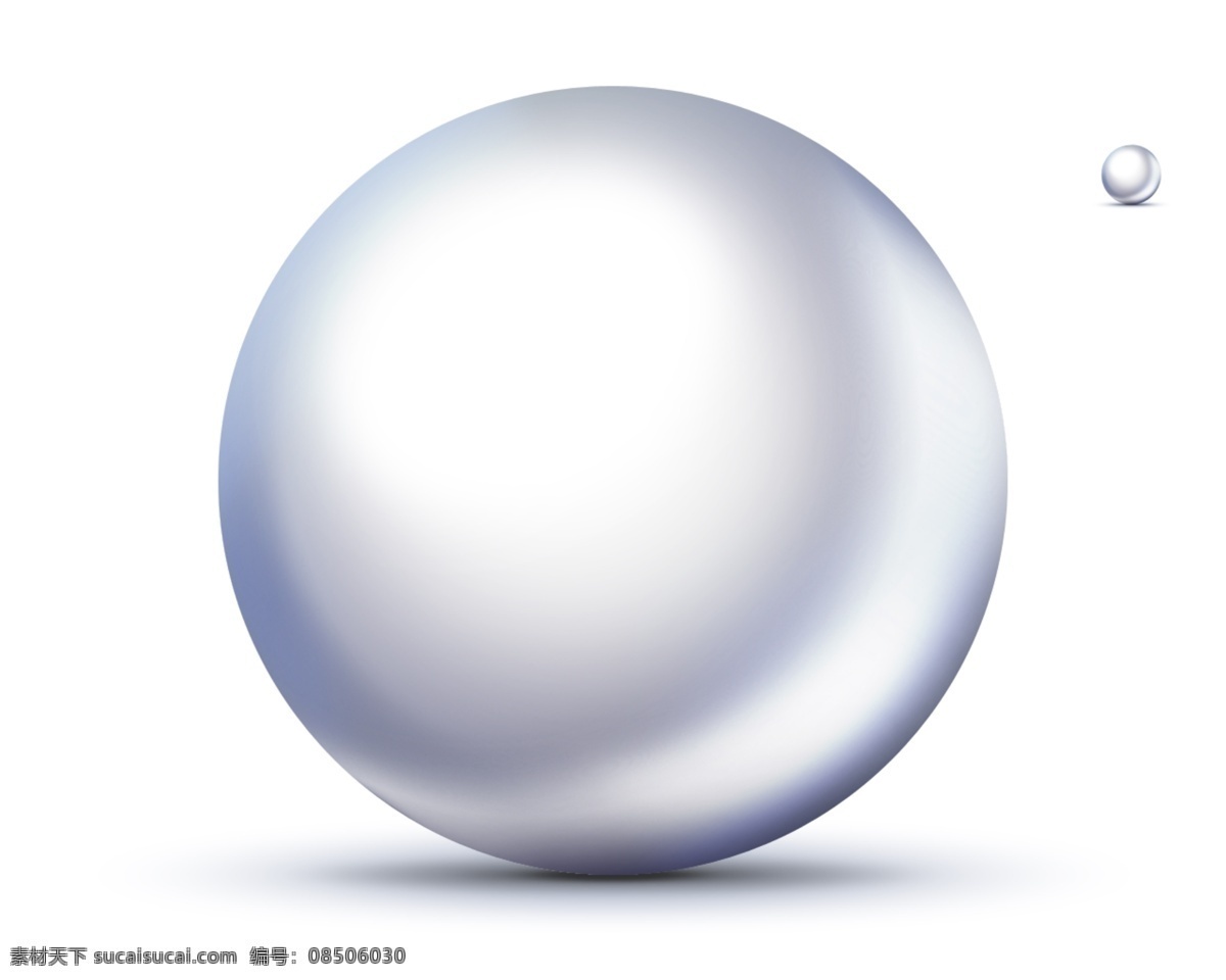 闪亮 白色 珍珠 光泽 圆球 闪亮的球 立体球 白色珍珠光泽 圆球设计素材 球体样板 国外设计素材 广告设计素材 分层 设计素材 模板
