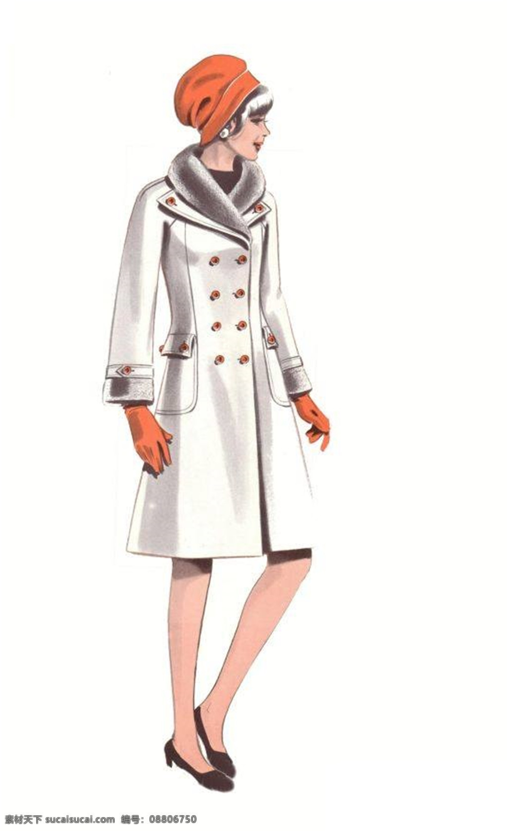 手绘 服装设计 v