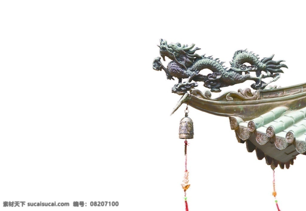 台历素材 龙屋檐 屋檐素材 礼品 龙 瓷器 好借好还 铜铃 古建筑 源文件库 分层 源文件
