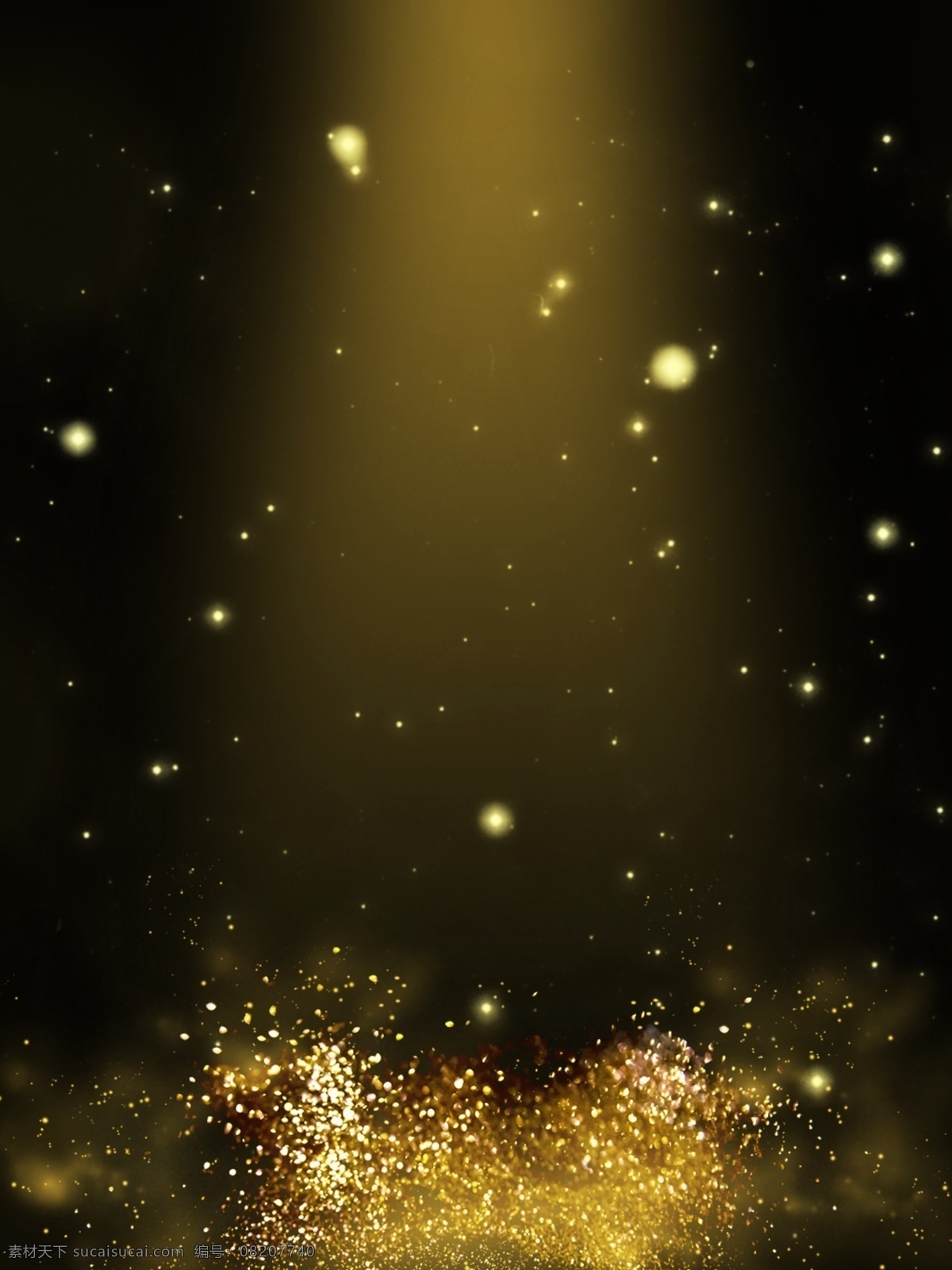 纯 原创 梦幻 金色 聚焦 光点 背景 光点背景 聚焦背景 金色背景 梦幻背景 光斑背景